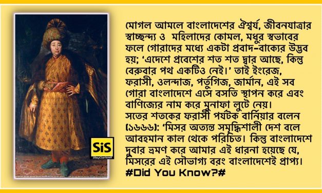 ঢাকায় শায়েস্তা খানের দরবারে ফরাসি বনিক টেভারনিয়ার