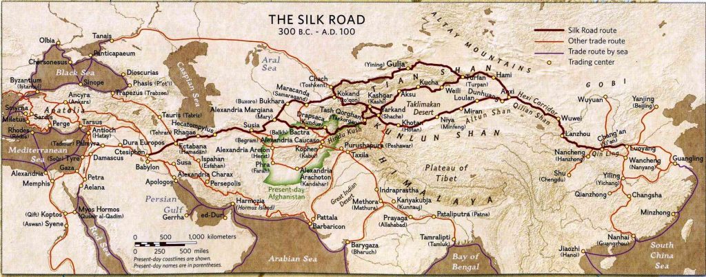 Silk Road Map1 1024x403, Stay Curioussis