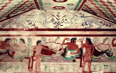 এট্রুসকান ভোজসভা: প্রাচীন ইতালির বিলাসী জীবন, খাদ্যসংস্কৃতি ও সমাধিচিত্রের অজানা ইতিহাস