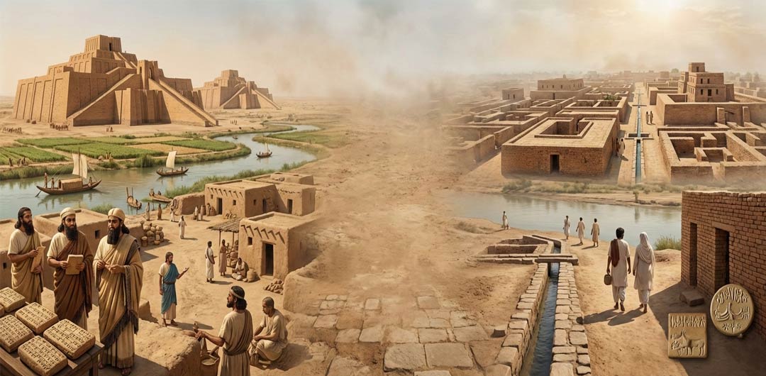 sumerian-vs-indus বিশ্বের প্রথম চিড়িয়াখানা: আসিরীয় রাজা আশুরনাসারপাল দ্বিতীয় ও পশুর অধিকার ইতিহাস