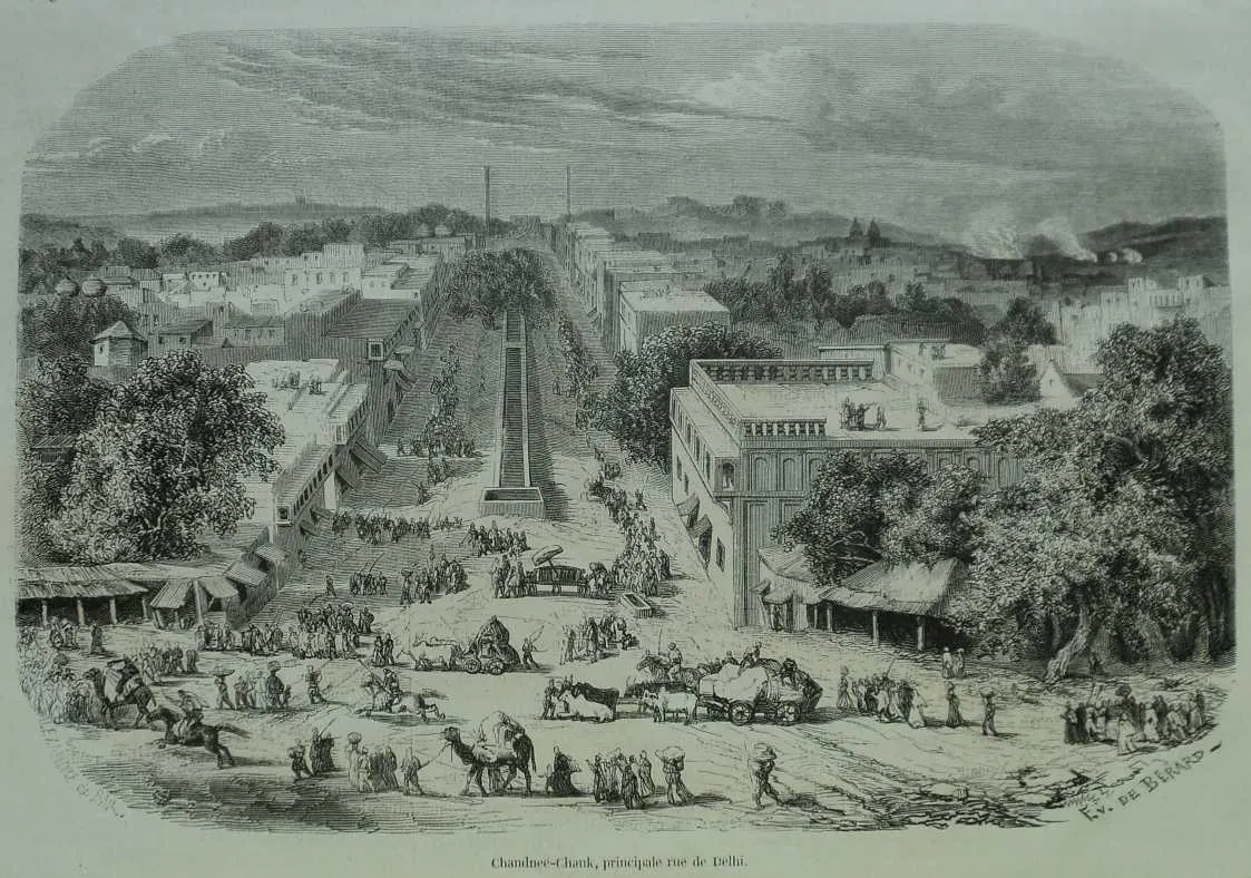 মোগল আমলের দিল্লির চাঁদনী চক ও জাহানারা বেগমের ঐতিহাসিক বাজার